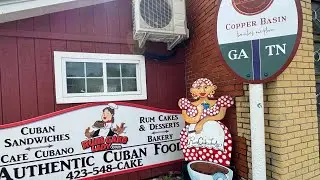 McCaysville Georgia Walking tour - Visiting the rum cake lady - Drugs and Gun Store 2024