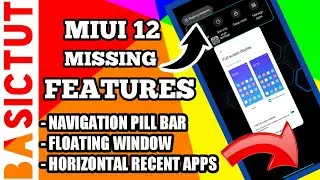 Enable all Missing Features in MIUI 12 Redmi Note | Navigation pill bar, floating window, horizontal