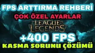 LOL FPS ARTTIRMA 2020  (%100 Kasma Çözümü)