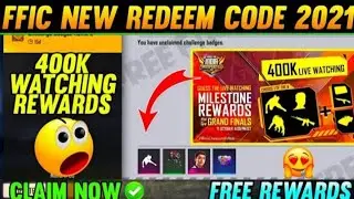 Free Fire FFIC Redeem Code |  New Redeem Code | Today Redeem Code Free Fire | FFIC Redeem Code Today