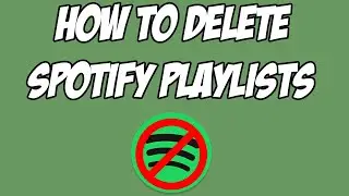 How To Delete Spotify Playlists On iPhone EASY! 🚫