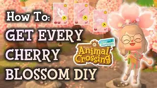 🌸 Animal Crossing New Horizons: Get Every Cherry Blossom DIY 🌸