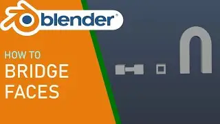 Blender how to bridge faces