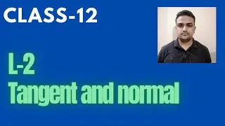 CLASS-12#TANGENT & NORMAL PART-2#NCERT#EXERCISE-6.3#NDAJEE#JAMMU
