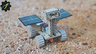How To Make A Cardboard Zhurong Mars Rover By Solar Powered