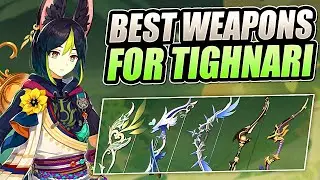 TIGHNARI - COMPLETE WEAPON COMPARISONS - ALL Potential Bows Showcased | Genshin Impact