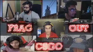 How PC streamers Frag Out in CSGO(Feat Tbone ,Venom, Xyaa , Robo , PSY)