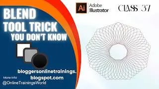 Mind-Blowing Illustrator Blend Tool Tricks You Didn’t Know! (Class 37)