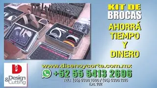 Kits de Brocas - Ahorra Tiempo y Dinero - DESIGN & CUTTING - Representante Multicam Mexico