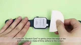 installation video for Apple Watch series 10 screen protector