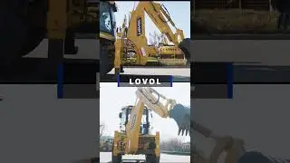 Равноколесный экскаватор-погрузчик LOVOL FLB675H