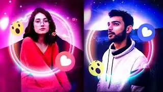 Cool Instagram Editing in PicsArt with Glowing Neon Circle - PicsArt Tutorial
