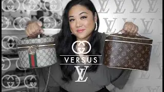 LOUIS VUITTON NICE BB VS GUCCI OPHIDIA COSMETICS CASE!