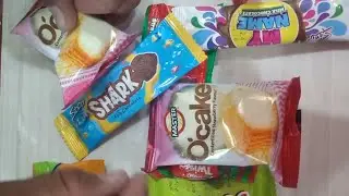 ASMR chocolate, jelly , biscuits opening haul| no talking