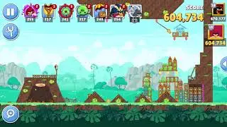Angry Birds Friends Level 4 Tournament 949 three stars NO POWER-UP FF walkthrough 2021-07-10