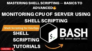Create a Linux Service Monitoring Script | Making Real Time CPU Utilization Monitoring Script