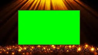 🏵🏵 Gold Dust 🏵🏵 Motion Frame - green screen effects - chroma key - animations - Effects Video