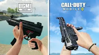 CODMobile Vs Battlegrounds Mobile India - Weapon Sound, Reload & Inspect Animation Comparison