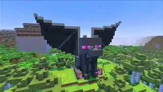 How to build a Baby Ender Dragon | Easy Minecraft Tutorial