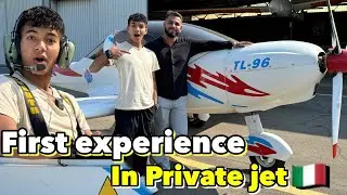 Flying In Private Jet 🛩️|1st Experience😍| Leval Ho Gaya😜