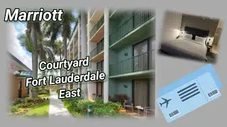 Room Tour | Courtyard Fort Lauderdale East By-The-Sea #hotel #fortlauderdale #miami