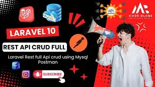 Laravel 10 Rest API crud Full Video Project 2025