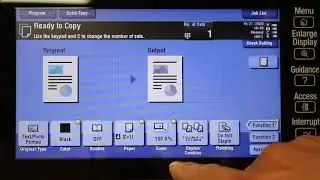 How to set default settings on Konica Copiers| Scan and Copy