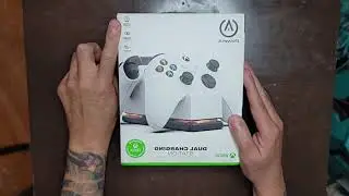Power A Dual Charging Station for Xbox One/Series X/S Controllers, Unboxing, Set Up and Quick look.