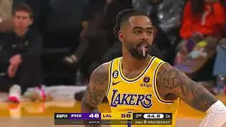 D’Angelo Russell Shocked LeBron James As Turning Into MANU GINOBILI For A Second!Lakers Vs Suns