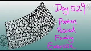 Everyday Revit (Day 529) - Pattern Based Family Exercise