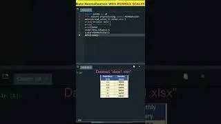 Data Normalization|MINMAX SCALER using PYTHON|Data Preprocessing