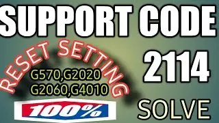 Canon g2020 Printer 2114 Error 100% Fixed//Canon  Printer 2114 Error Solve// G2020 Support code 2114