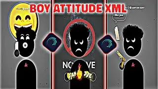 NEW TRENDING XML VIDEO 🔥💯 || ATTITUDE MUSIC 😎 || ALIGHTMOTION XML FILE ✅ || ATTITUDE XML FILE 😈