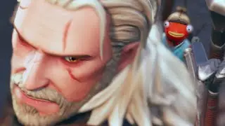 Geralt Trains Fishstick #fortnite