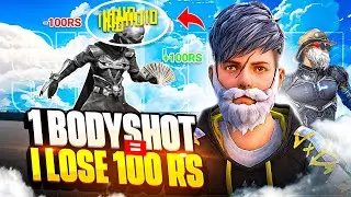 I Pay You ₹100 💸 For Every Bodyshot | Hardest Challenge in Free Fire