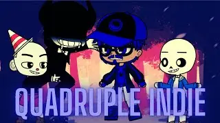 FNF | Quadruple Quarrel (Noichi Mix), but it's Jay VS Indie Cross! | Gacha Life 2