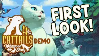 Build Your Own Cat Colony - First Look | CATTAILS: WILDWOOD STORY Demo