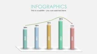 PowerPoint Animation l Infographic Bar Chart Tutorial