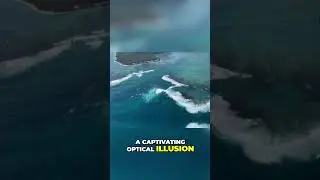 Underwater Waterfall - Mauritius Nature’s Optical Illusion #underwater #waterfall #viral