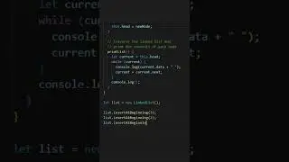 Singly Linked List Insertion in JavaScript