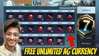 😍FREE 20000 AG CURRENCY IN BGMI - UNLIMITED FREE AG CURRENCY IN CAREER PASS 