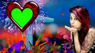 Wedding Green screen effects background video template animation 275