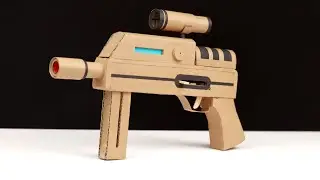 How to Make Cardboard Gun (Simple Mechanism)