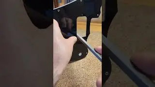 How to widen guitar pickup scratch plate cavities with hand tools #luthier #guitarrepair #luthiery