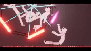 Crazy Spinning Death Balls In People Playground