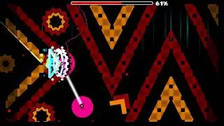 [Geometry Dash 2.113] Nine Circles 80% - 1 ATTEMPT AFTER PRACTICE!!! [60Hz] (Progress Video)