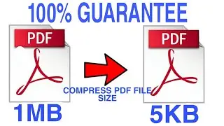 How to compress pdf file size to less than 50 kb online|Compress pdf size to required size |Decrease