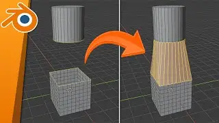 Connecting the edges and faces of objects | Blender Tutorial (German)