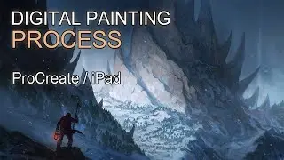 Procreate Digital Art Process - 