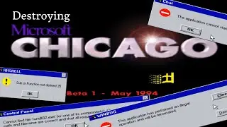 Destroying Windows Chicago ! (Windows Chicago Çökertme!)